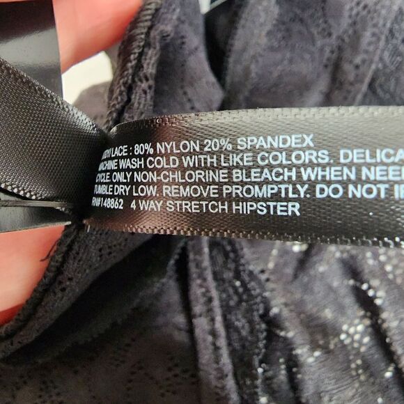 5X 28W Torrid Black Lace Panty Hipster Mid Rise 4 Way Stretch Lingerie Boudior P - Picture 4 of 7